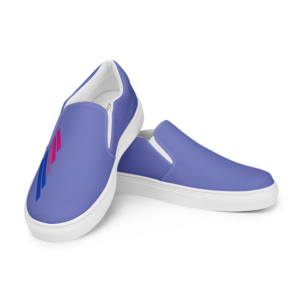 Bisexual Pride Modern Blue Slip-On Shoes