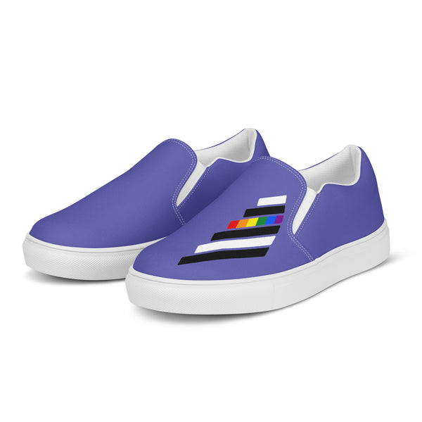 Ally Pride Modern Blue Slip-On Shoes