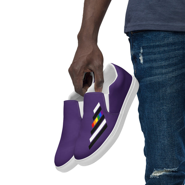 Ally Pride Modern Purple Slip-On Shoes