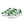 Load image into Gallery viewer, Agender Pride Casual Green Slip-On Shoes
