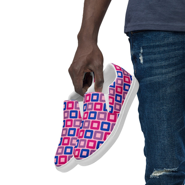 Bisexual Pride Casual Pink Slip-On Shoes