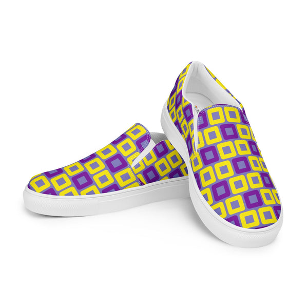 Intersex Pride Casual Purple Slip-On Shoes