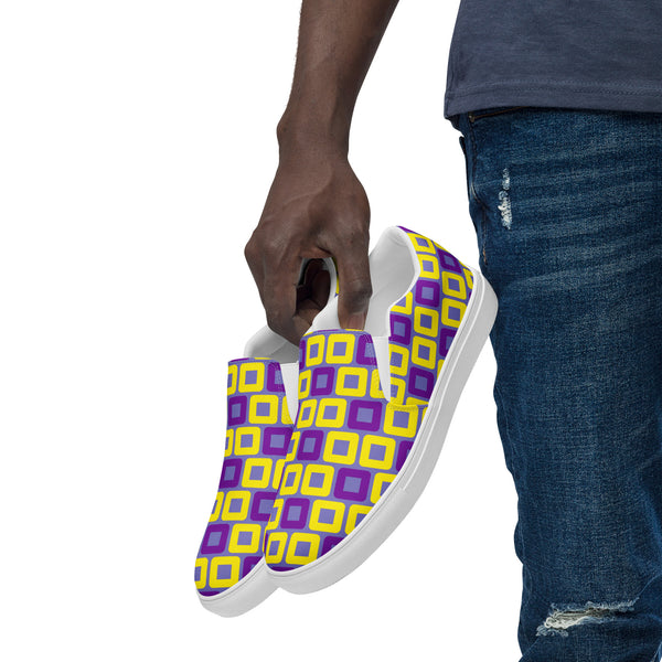 Intersex Pride Casual Purple Slip-On Shoes