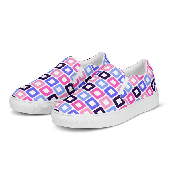 Omnisexual Pride Casual White Slip-On Shoes