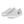 Load image into Gallery viewer, Pinstriped Asexual Pride Gray Slip-On Shoes
