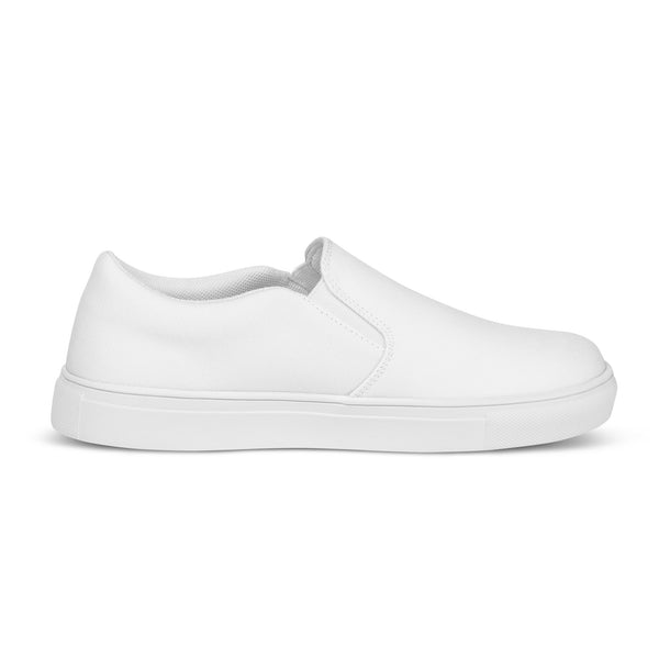 Bisexual Pride Modern White Slip-On Shoes