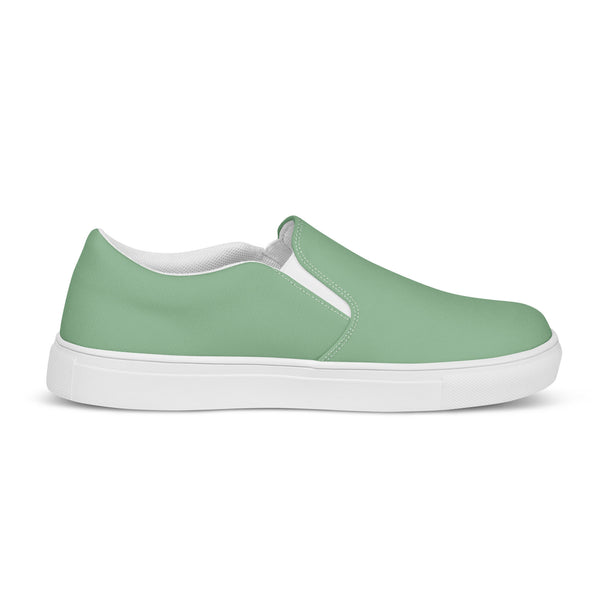 Aromantic Pride Modern Green Slip-On Shoes