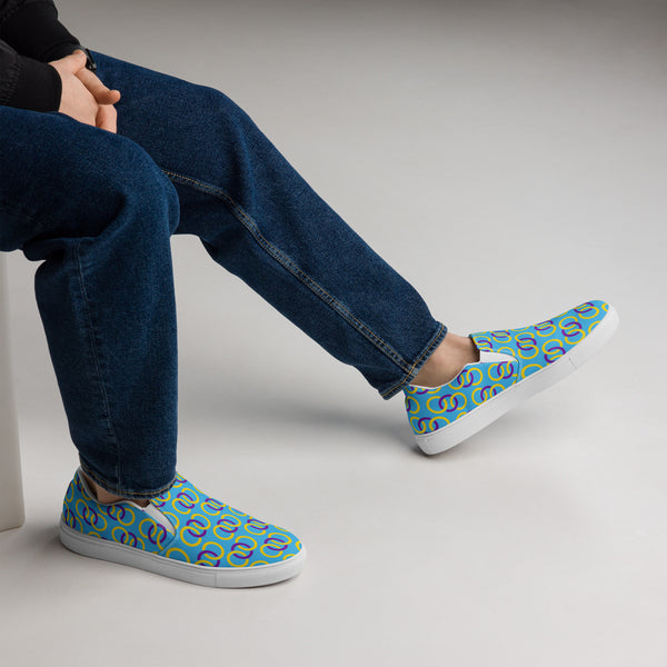 Intersex Pride Classic Blue Slip-On Shoes