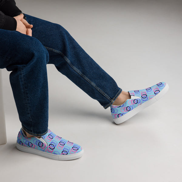 Omnisexual Pride Classic Blue Slip-On Shoes