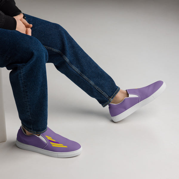 Intersex Pride Modern Purple Slip-On Shoes