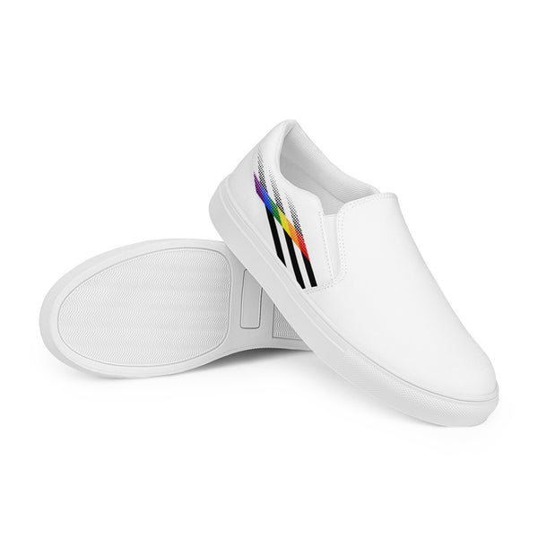 Ally Pride Colors Original White Slip-On Shoes