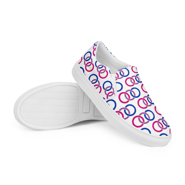 Bisexual Classic White Slip-On Shoes