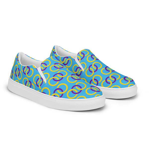 Intersex Pride Classic Blue Slip-On Shoes