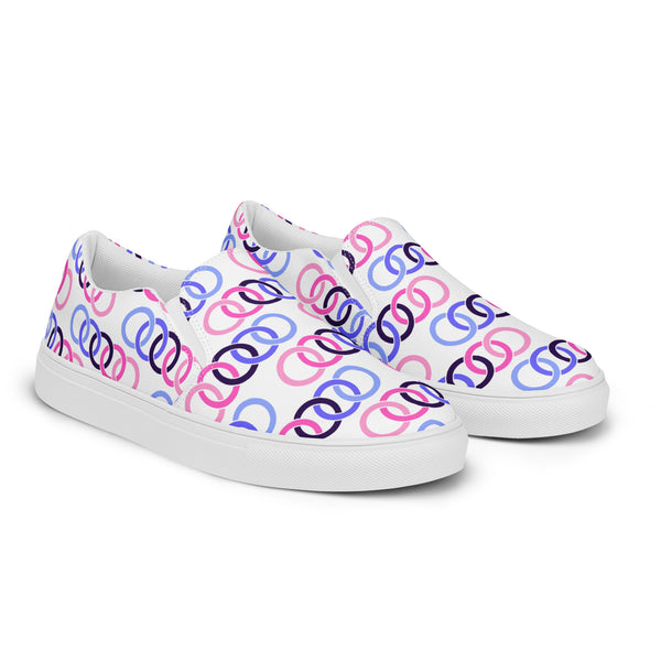 Omnisexual Pride Classic White Slip-On Shoes