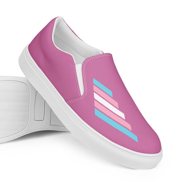 Transgender Pride Modern Pink Slip-On Shoes