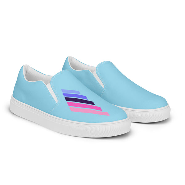 Omnisexual Pride Modern Blue Slip-On Shoes