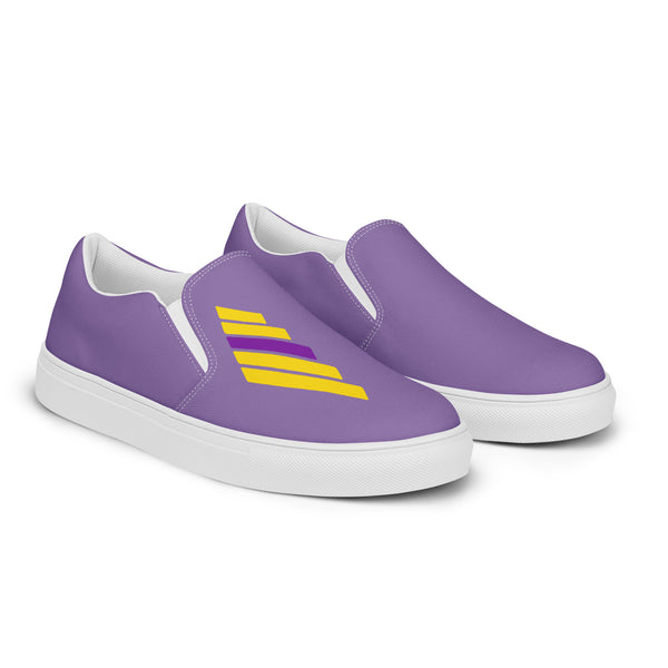 Intersex Pride Modern Purple Slip-On Shoes