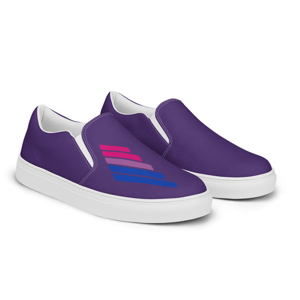 Bisexual Pride Modern Purple Slip-On Shoes