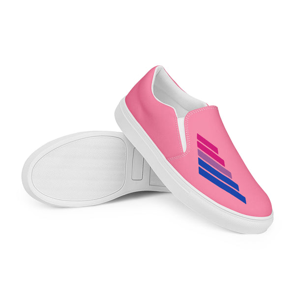 Bisexual Pride Modern Pink Slip-On Shoes