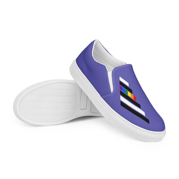 Ally Pride Modern Blue Slip-On Shoes