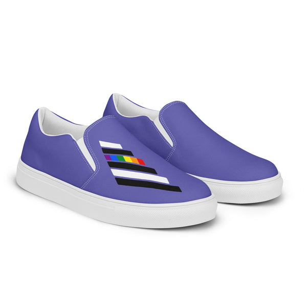 Ally Pride Modern Blue Slip-On Shoes