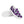 Load image into Gallery viewer, Asexual Pride Casual Purple Slip-On Shoes
