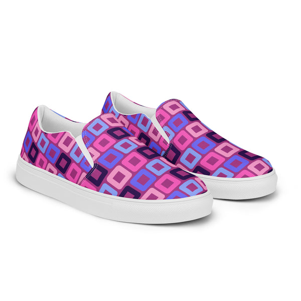 Omnisexual Pride Casual Violet Slip-On Shoes