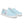 Cargar imagen en el visor de la galería, Pinstriped Transgender Pride Blue Slip-On Shoes
