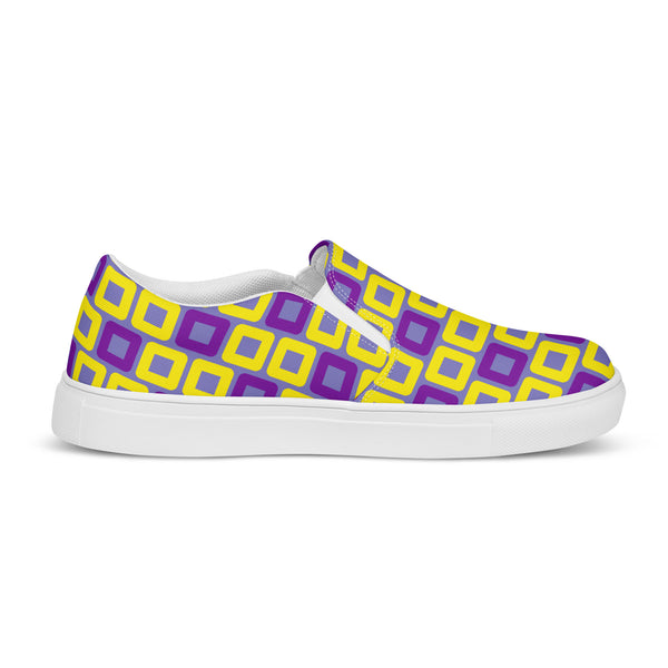 Intersex Pride Casual Purple Slip-On Shoes