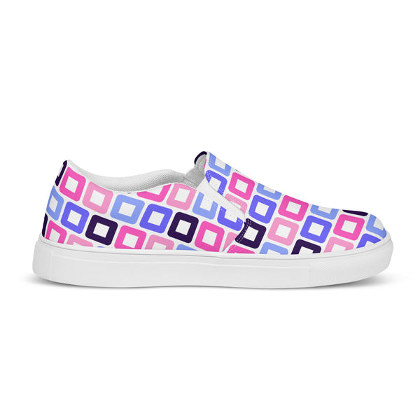 Omnisexual Pride Casual White Slip-On Shoes