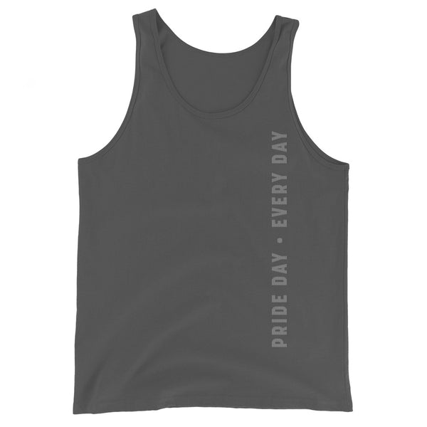 Pride Day is Every Day Vertical Graphics Gay Pride Unisex Tank Top