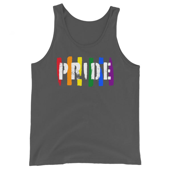 2025 Gay Pride Textured Unisex Tank Top