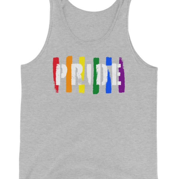 2025 Gay Pride Textured Unisex Tank Top