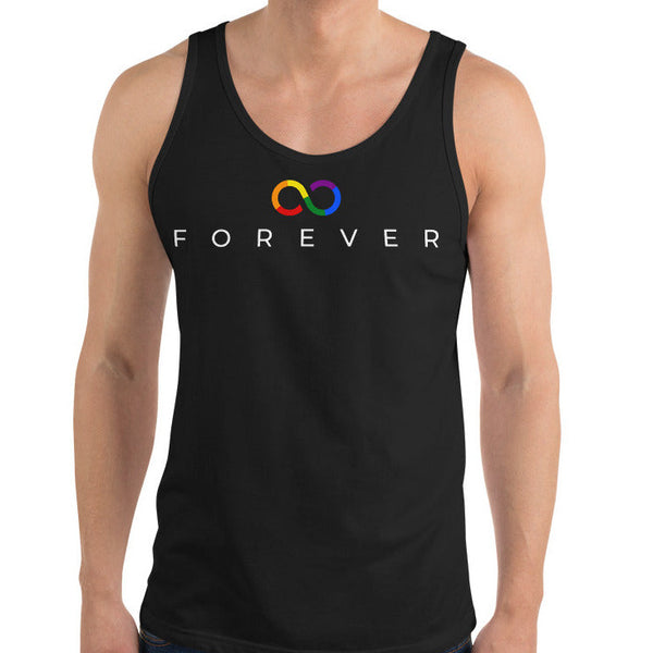 Forever Gay Pride Infinity Symbol Unisex Tank Top