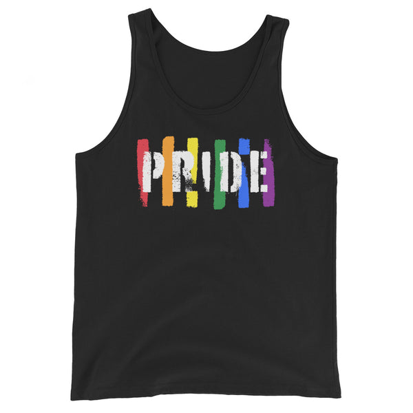 2025 Gay Pride Textured Unisex Tank Top