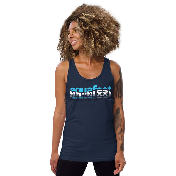 AQUAFEST - Reflection Logo Unisex Tank Top