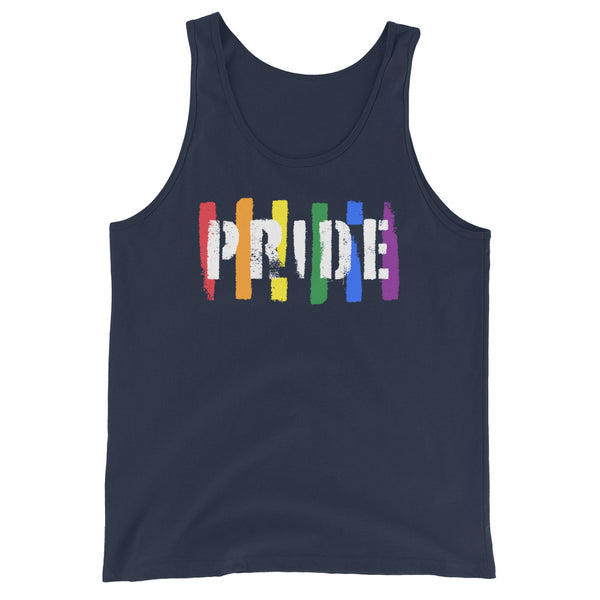 2025 Gay Pride Textured Unisex Tank Top