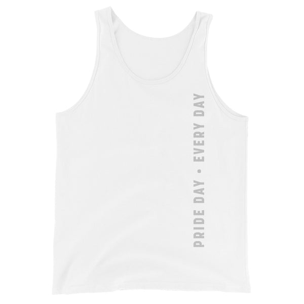 Pride Day is Every Day Vertical Graphics Gay Pride Unisex Tank Top