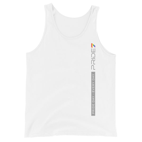 Classic Vertical Gay Pride 7 Logo Unisex Tank Top