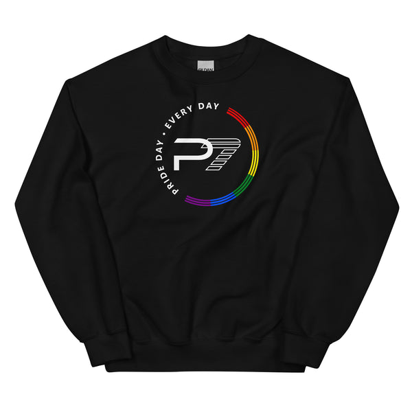 Pride Day is Every Day Full Circle Gay Rainbow Unisex Sweatshirt