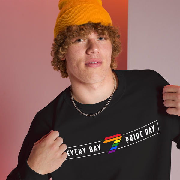 Every Day Pride Day Horizontal Graphic Unisex Sweatshirt