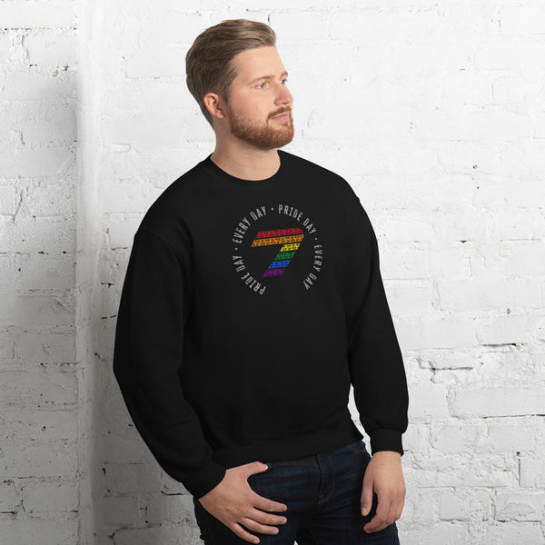 Gay Rainbow Pride Pride Colors Seven Logo Unisex Sweatshirt