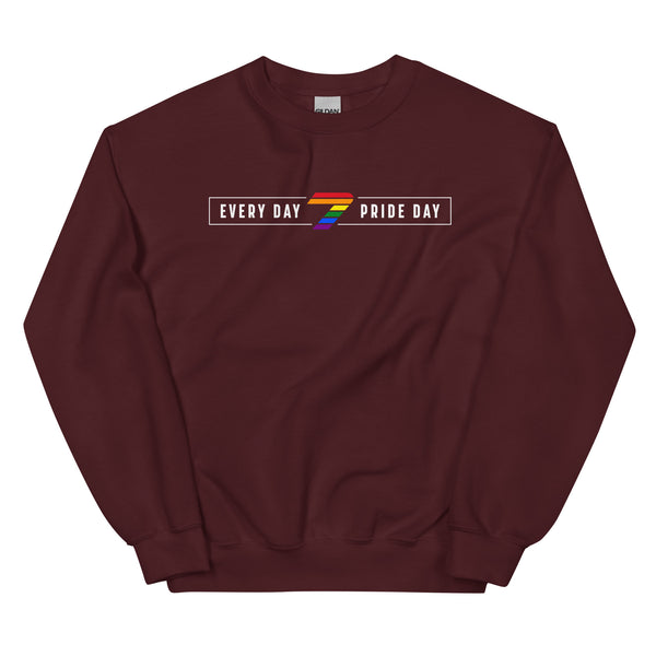Every Day Pride Day Horizontal Graphic Unisex Sweatshirt