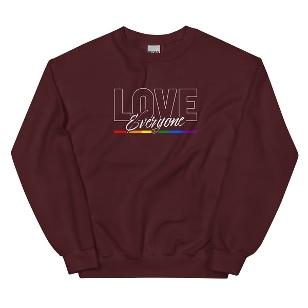 Love Everyone LGBTQ Ally Unisex Sweatshirt