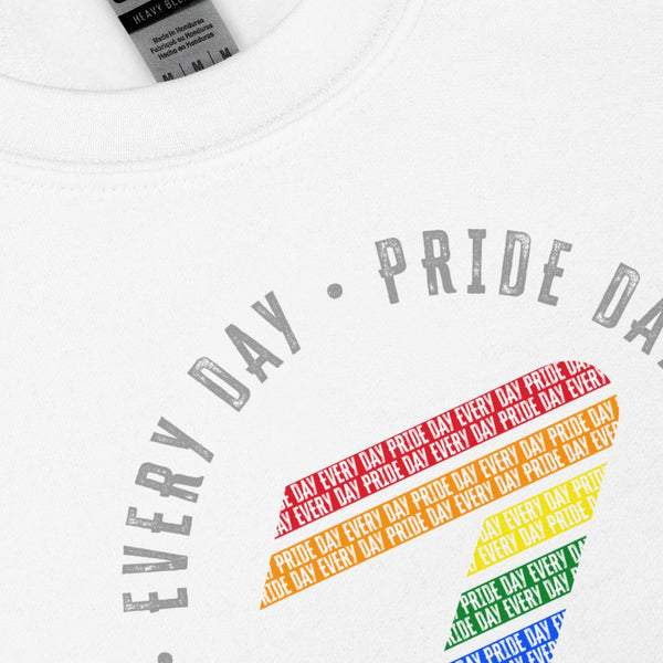 Gay Rainbow Pride Pride Colors Seven Logo Unisex Sweatshirt