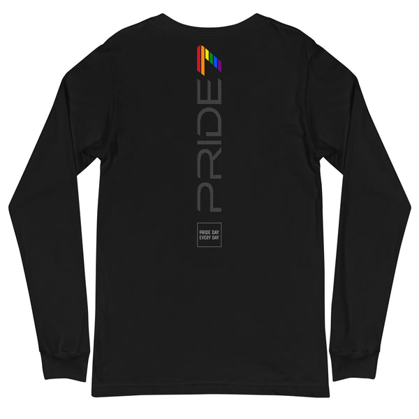 Gay Pride 7 Large Back Graphic Logo Unisex Long Sleeve T-shirt