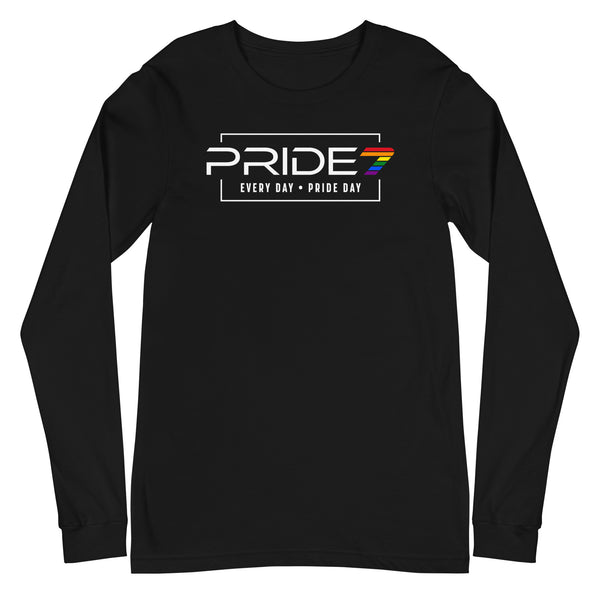 Gay Pride Day Every Day Horizontal Box Pride 7 Logo Unisex Long Sleeve T-Shirt