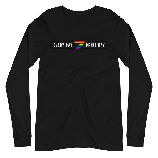 Every Day Pride Day Horizontal Graphic Unisex Long Sleeve T-Shirt