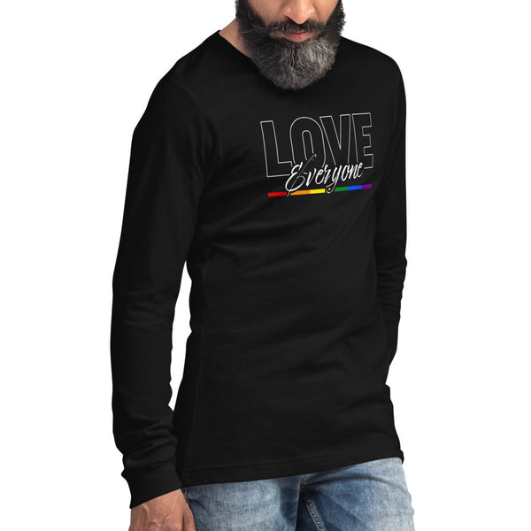 Love Everyone LGBTQ Ally Unisex Long Sleeve T-Shirt