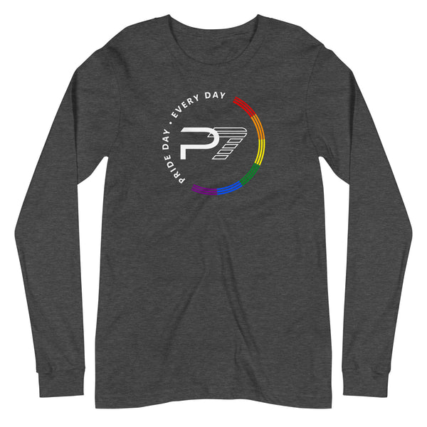 Pride Day is Every Day Full Circle Gay Rainbow Unisex Long Sleeve T-Shirt